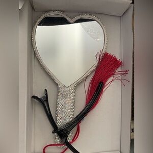 Bedazzled Heart Mirror